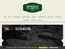 Tablet Screenshot of entwistleguns.com